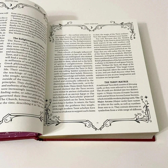 2022 The  Book of Tarot By Sahar Huneiei Palmer Hardcover Flaws - Picture 15 of 16